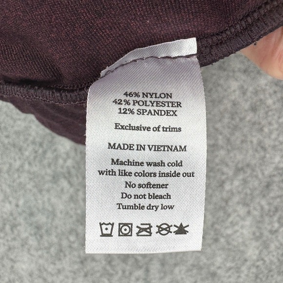 Public Rec Pants Mens 30‎ Daymaker Lounge Sweatpant Drawstring Pockets Burgundy - Picture 12 of 13